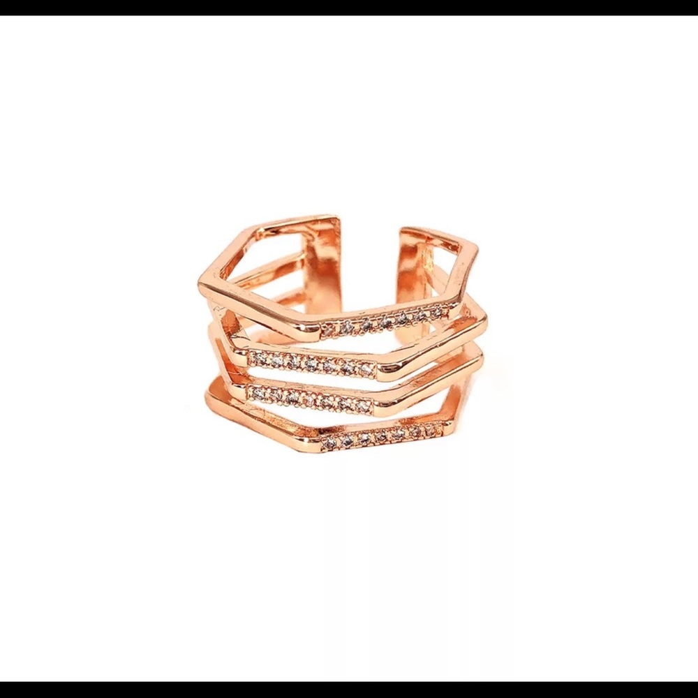 Layered ring in Rose Gold - Picture 4 of 6